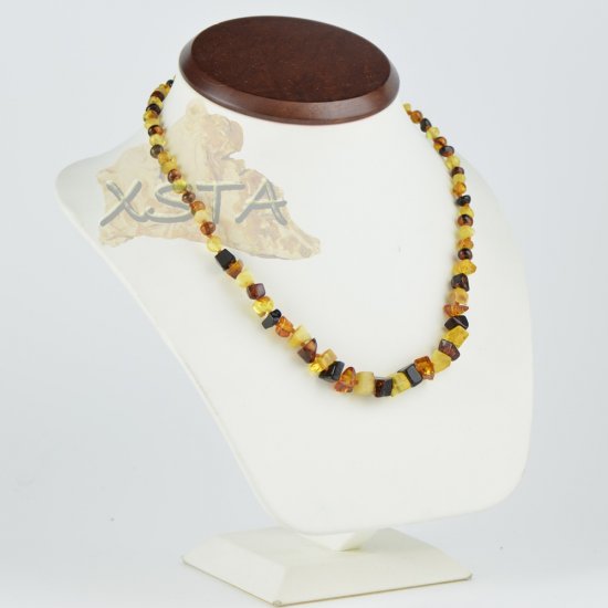 Adults amber necklace two style of beads